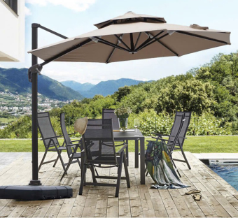 ⛱️ Ô đúng tâm hay ô lệch tâm? Lựa chọn tối ưu cho quán cafe ngoài trời